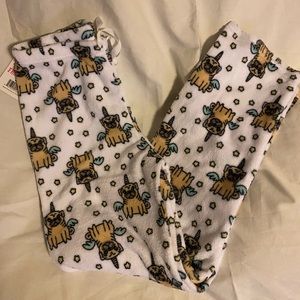 Pug soft pj pants Medium new